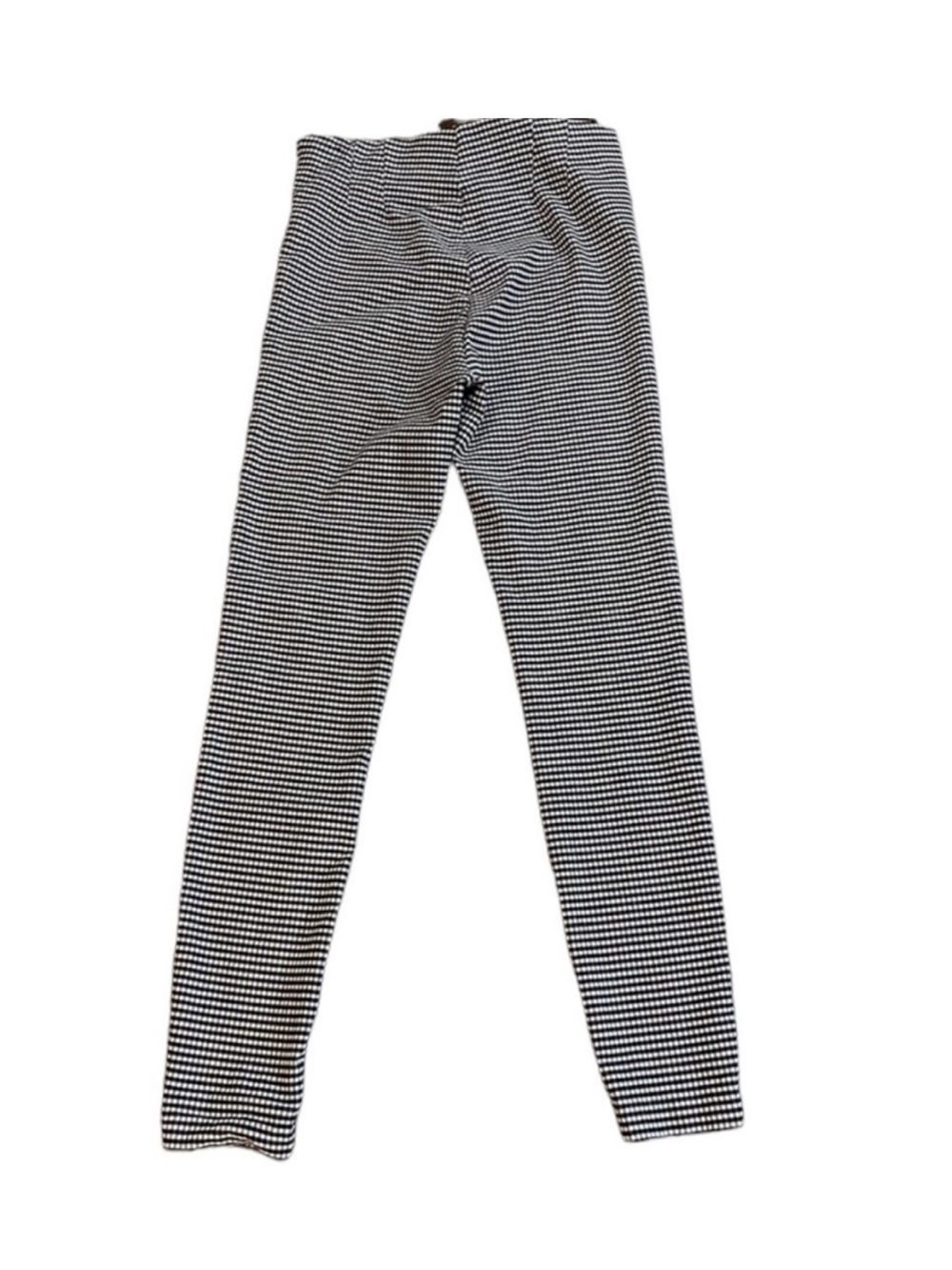 Zara Black & White Gingham Ankle Skinny Pants - Picture 6 of 6